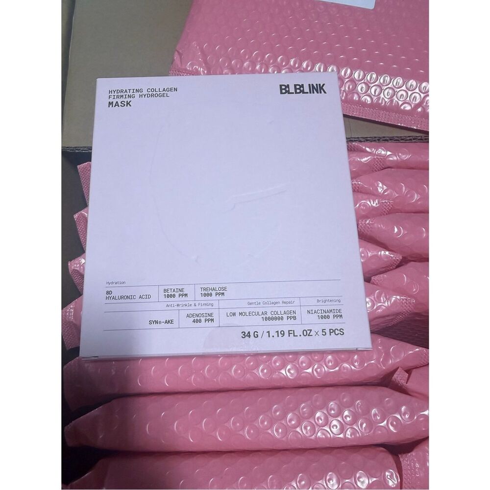 BLBLINK GLASS SKIN Overnight Deep Hydrating Collagen Anti-Wrinkle Box of 5 $53 - Picture 6 of 8